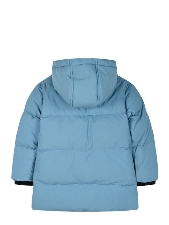 Kinder Freizeitjacke mit Futter & Kapuze Sky Blue