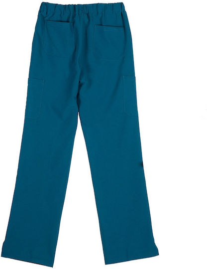 Alezi Stretch Γυναικείο Σετ Ιατρικό Παντελόνι και Μπλούζα Navy Μπλε