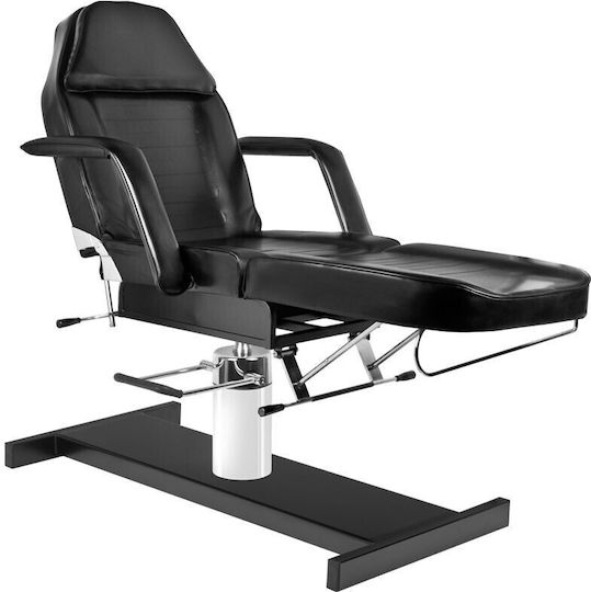Elegant Furniture Стол За Красота Черен С Регулируема Височина И Хидравличен Механизъм За Повдигане