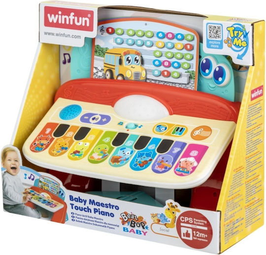 Πιανο Winfun Ηχους Φωτα 8 Πληκτρα