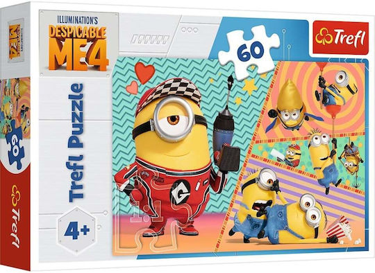 Trefl Puzzle 4in1 Despicable Me 4 Minions Crazy