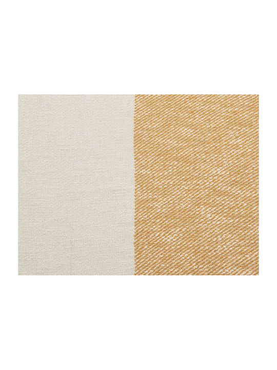 Beliani Ριχτάρι Πολυθρόνας 130x170εκ. Beige And Orange
