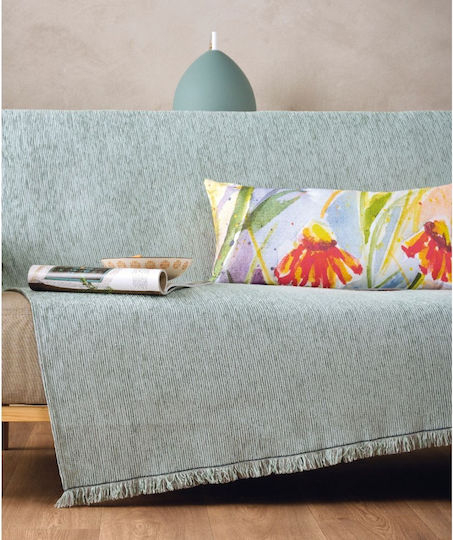 Kentia Tura Dreisitzer-Sofa Wurf Chenille 180x300cm