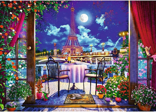 Trefl Puzzle 1000 Premium Plus Tea Time Paris In Moonlight