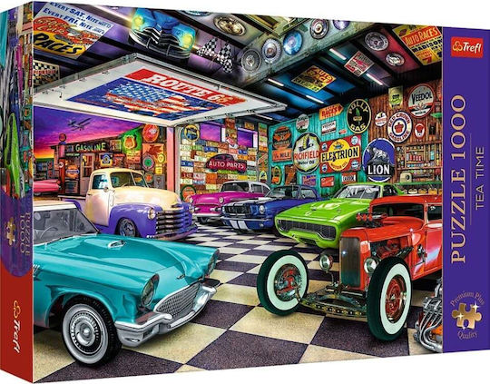 Tea Time Collector's Garage Car Collection Puzzle 2D 1000pcs