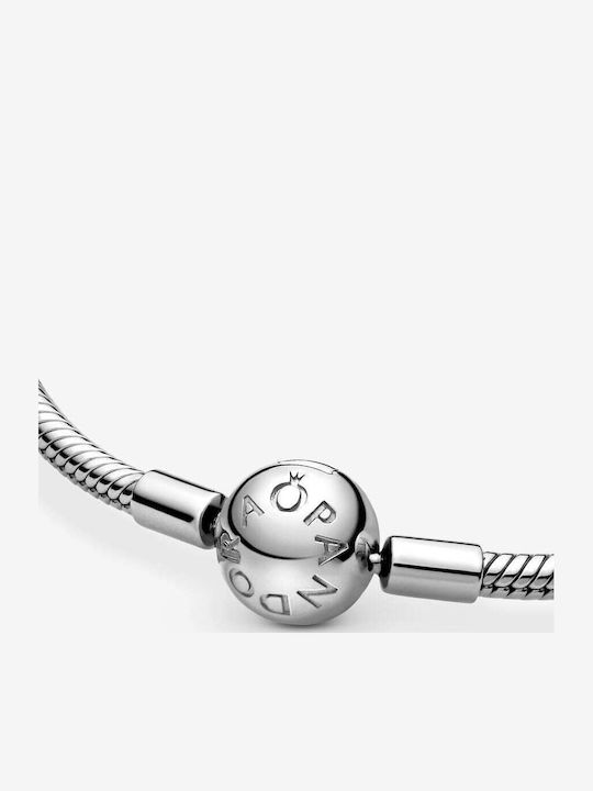 Pandora Moments Women's Silver Chain Bracelet 16cm