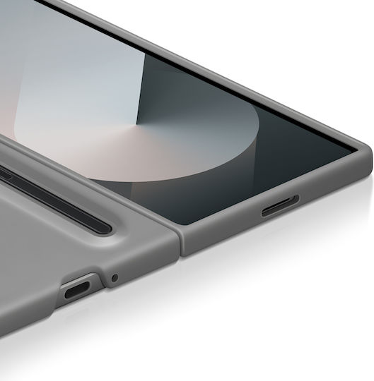 Samsung Umschlag Rückseite Silikon Gray (Galaxy Z Fold6)