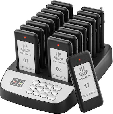 Wireless Customer Order Notification System for Restaurants 98 Channels 16 Devices Vevor Dcpqcqjxajfx2yzs0v2