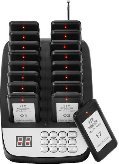 Wireless Customer Order Notification System for Restaurants 98 Channels 16 Devices Vevor Dcpqcqjxajfx2yzs0v2