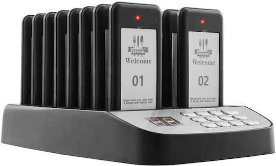 Wireless Customer Order Notification System for Restaurants 98 Channels 16 Devices Vevor Dcpqcqjxajfx2yzs0v2