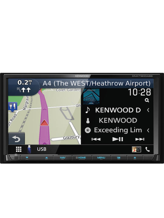 Kenwood Ηχοσύστημα Αυτοκινήτου 2DIN (Bluetooth/USB/CD) με Οθόνη Αφής 7"