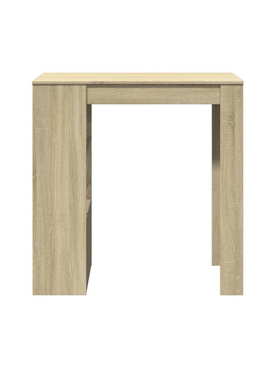 Table Bar Wooden Oak 102x50x103.5cm
