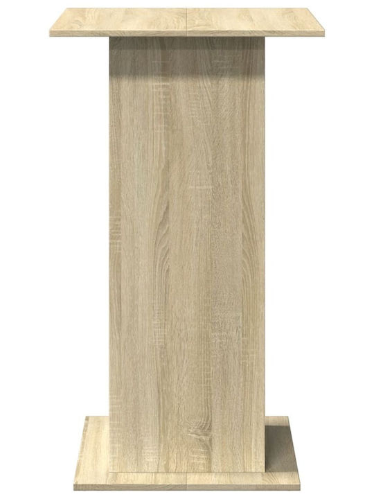 Square Table Bar Wooden Oak 60x60x102cm