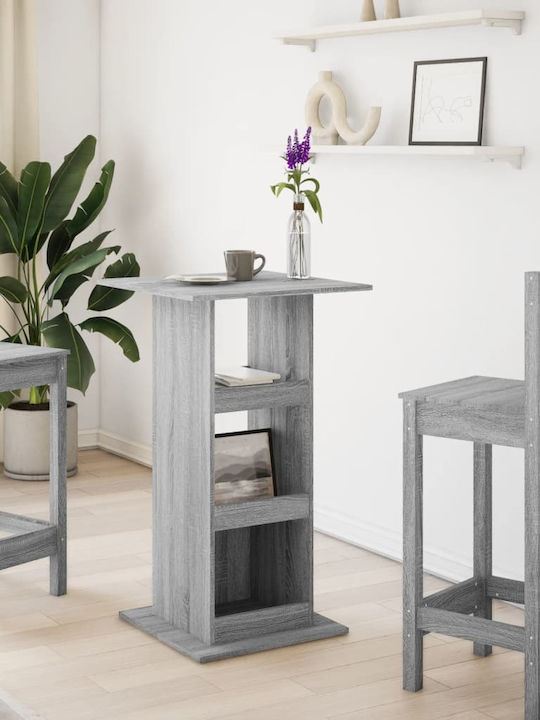 Platz Tisch Bar Holz Grey Sonoma 60x60x102cm