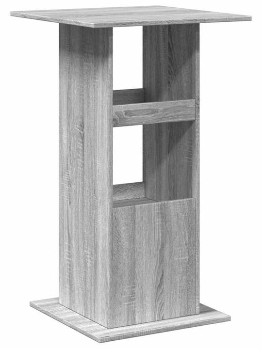 Square Table Bar Wooden Grey Sonoma 60x60x102cm