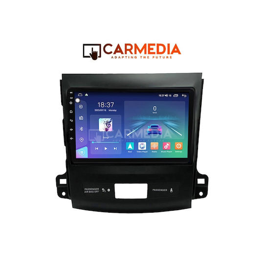 Carmedia Car Audio System for Peugeot 4007 Mitsubishi Outlander Citroen C-Crosser 2006-2012 (Bluetooth/USB/WiFi/GPS/Apple-Carplay/Android-Auto) with Touch Screen 9"