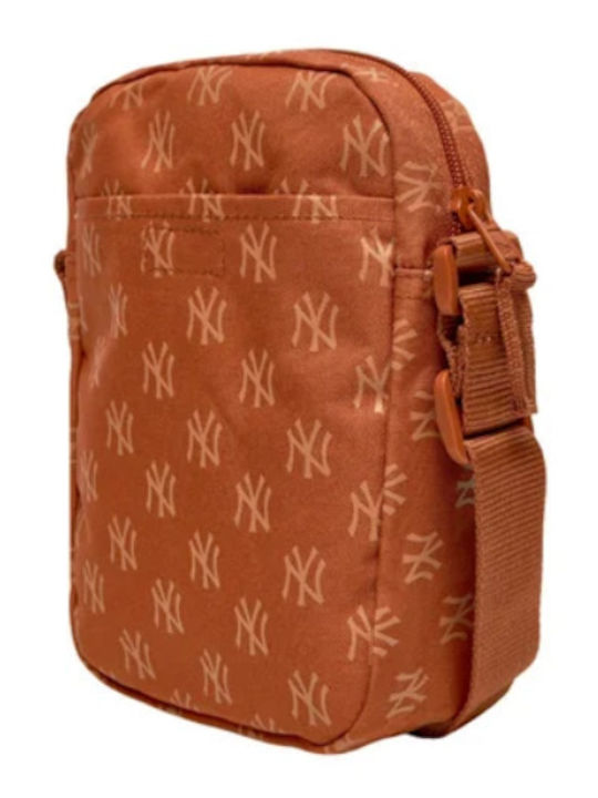 Monogram Side Geantă pentru bărbați De umăr / tip crossbody Tabac maro