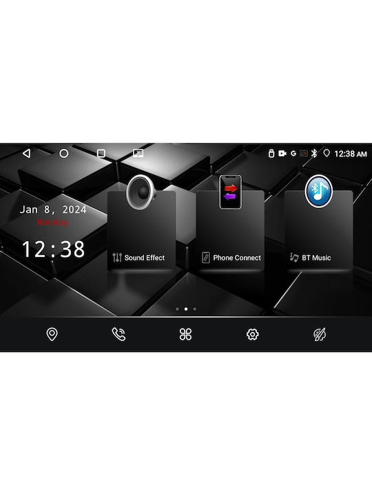 Nakamichi Nam5260 Series 4core Android12 4+64gb Mercedes Sl Class 2005-2011 Навигационен Мултимедиен Таблет 9" Carplay & Android Auto