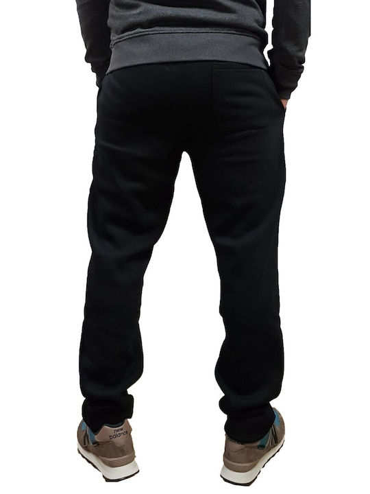 Rebase Herren-Sweatpants Fleece Black