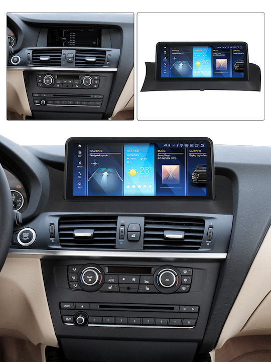Carmedia Car Audio System 2DIN (Bluetooth/USB/AUX/WiFi/GPS/Apple-Carplay/Android-Auto) with Touch Screen 10.25"
