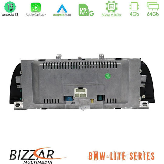 Bizzar Ηχοσύστημα Αυτοκινήτου για BMW Σειρά 5 2022-2023 (Bluetooth/USB/AUX/WiFi/GPS/Apple-Carplay/Android-Auto/CD) με Οθόνη Αφής 5"