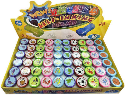 Justnote Stamps Animals, balls & vehicles 60 pieces