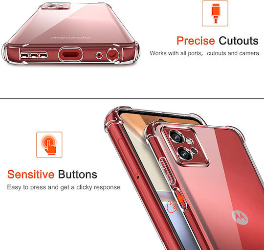 Techsuit Techsuit Back Cover Silicon Transparent (Moto G32)
