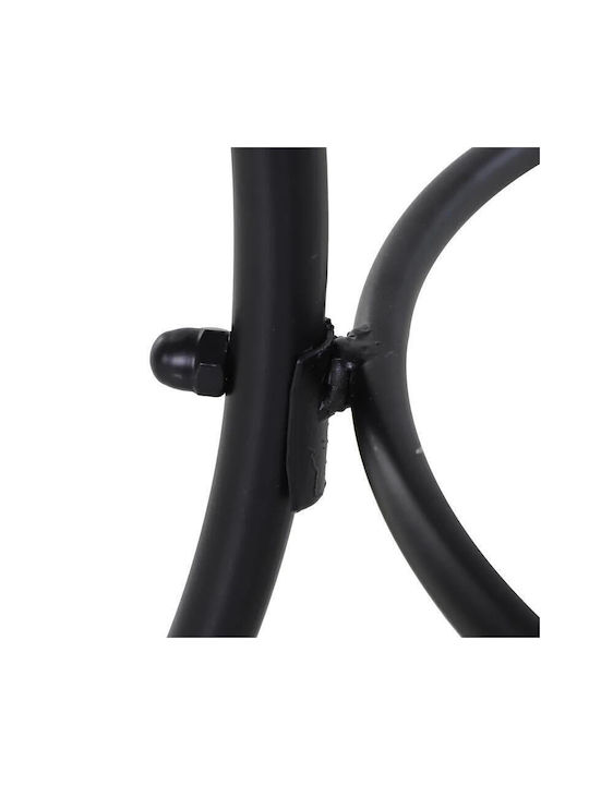 Metal Masa pentru spații exterioare mici Negru 45x45x50buc