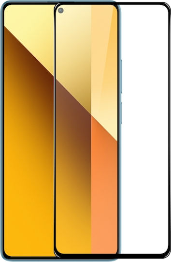 5D Full Glue Full Face Tempered Glass Μαύρο (Redmi Note 13 Pro 5G / Poco X6)