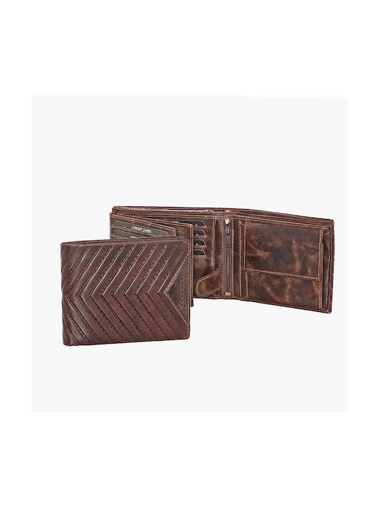 Bartuggi Men's Leather Wallet Brown