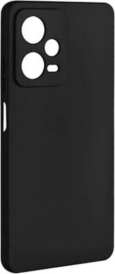 Senso Soft Touch Silicone Back Cover Black (Redmi Note 12 Pro 5G)