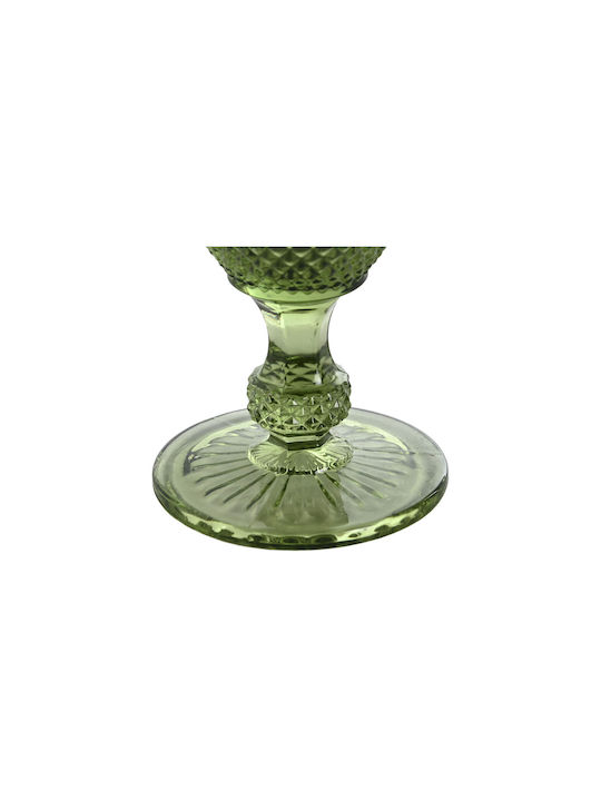 DKD Home Decor Pahar din Cristal în Culoare Verde 240ml 1buc