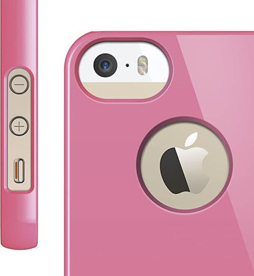 Elago Umschlag Rückseite Synthetisches Leder Rosa (iPhone 5/5s/SE)