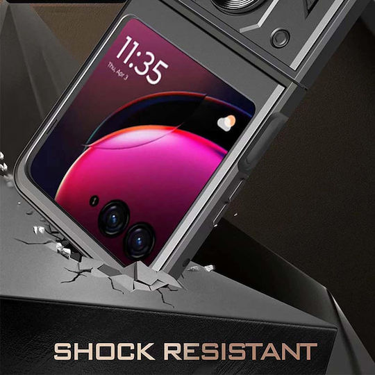 Techsuit Camshield Back Cover Πλαστικό / Σιλικόνης Μαύρο (Motorola Razr 50 Ultra, Techsuit)