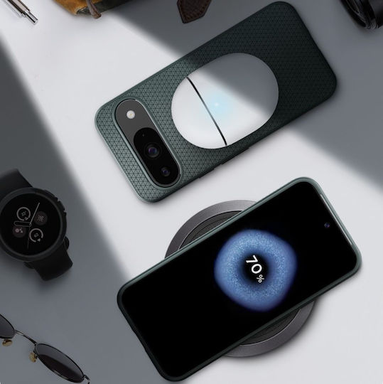 Spigen Liquid Air Back Cover Silicone Green (Google Pixel 9 / 9 Pro)