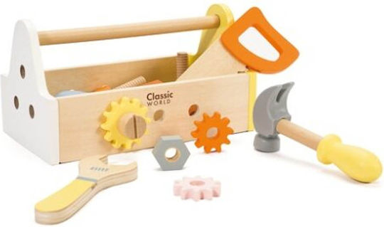 Classic World Kinder-Tool aus Holz für 3+ Jahre 18 Stück