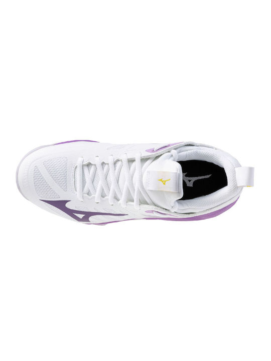 Mizuno Wave Dimension Damen Sportschuhe Volleyball White / Purple