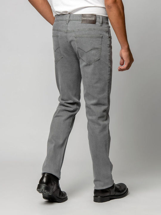 Beneto Maretti Men's Denim Elastic Trousers Regular Fit Grey