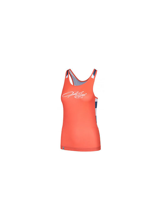 Kilpi Vai Femei Fără mâneci Tricou de ciclism Portocaliu