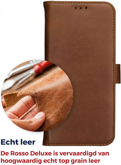 Rosso Deluxe Wallet Leather Brown (Galaxy Z Fold6)