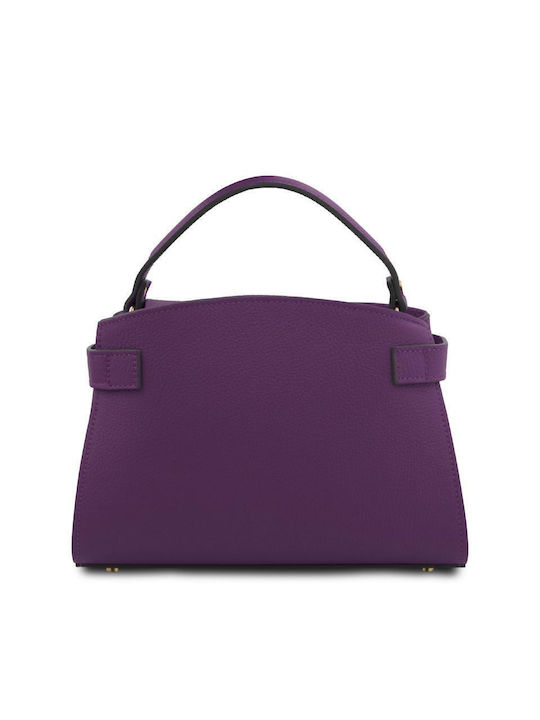 Tuscany Leather Din piele Geantă de damă De umăr Violet