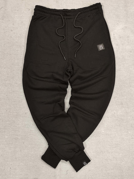 Vinyl Art Clothing Men's Sweatpants Black