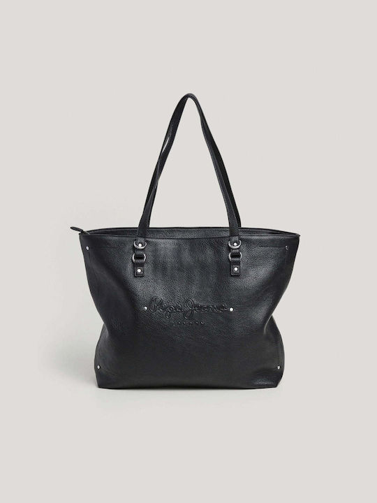 Pepe Jeans Damen Tasche Tote Hand Schwarz