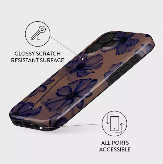 Burga Fashion Tough Back Cover Πλαστικό / Σιλικόνης Καφέ (iPhone 16)