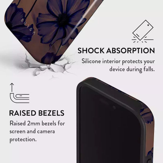 Burga Fashion Tough Back Cover Πλαστικό / Σιλικόνης Καφέ (iPhone 16)