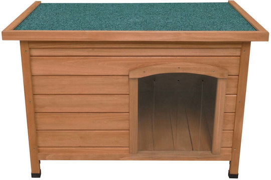 Dog House Wooden Outdoor Brown 86x63x58cm