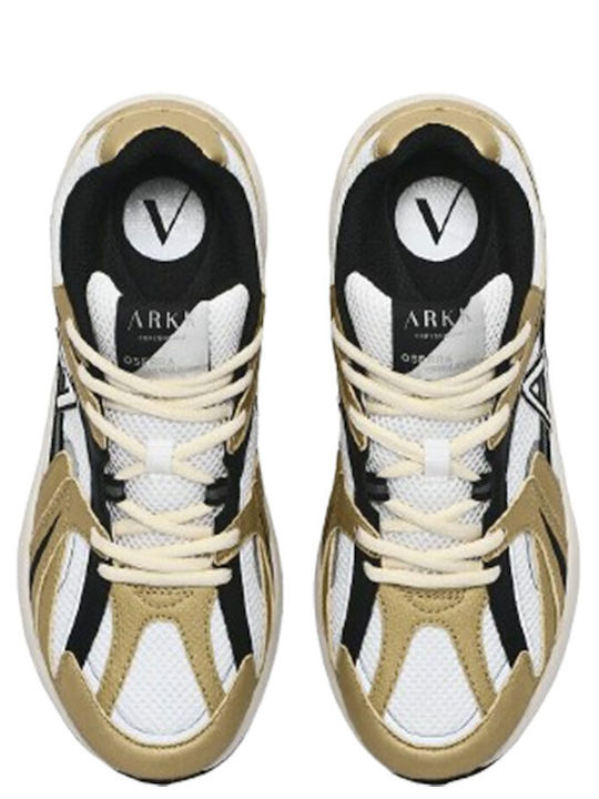 Arkk Oserra Sneakers Gold Black