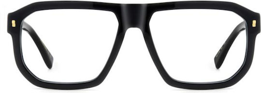 Dsquared2 Plastic Eyeglass Frame Black D2 0146 807