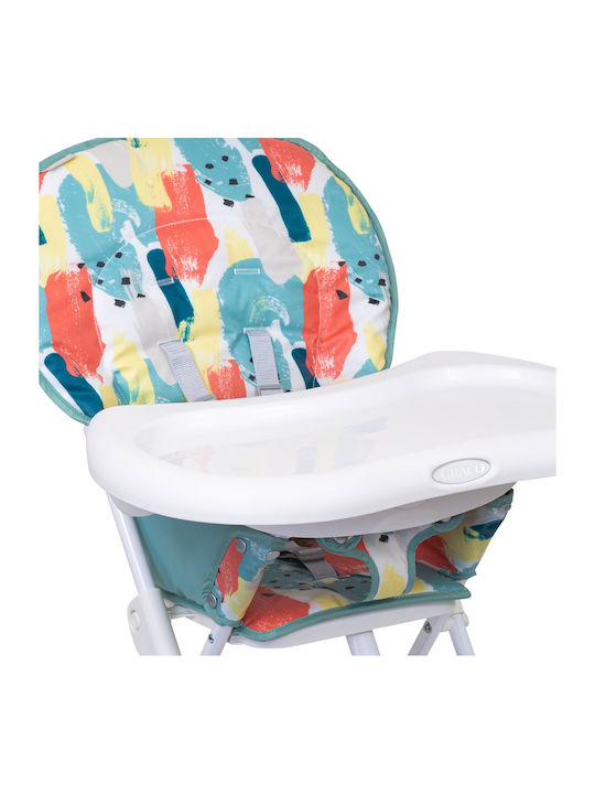 Graco Snack N' Stow Αναδιπλούμενο Καρεκλάκι Φαγητού Paintbox