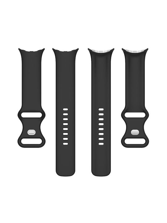 Techsuit Watchband W031 Strap Silicone Gray (Google Pixel Watch 1 / 2 / 3 41mm)